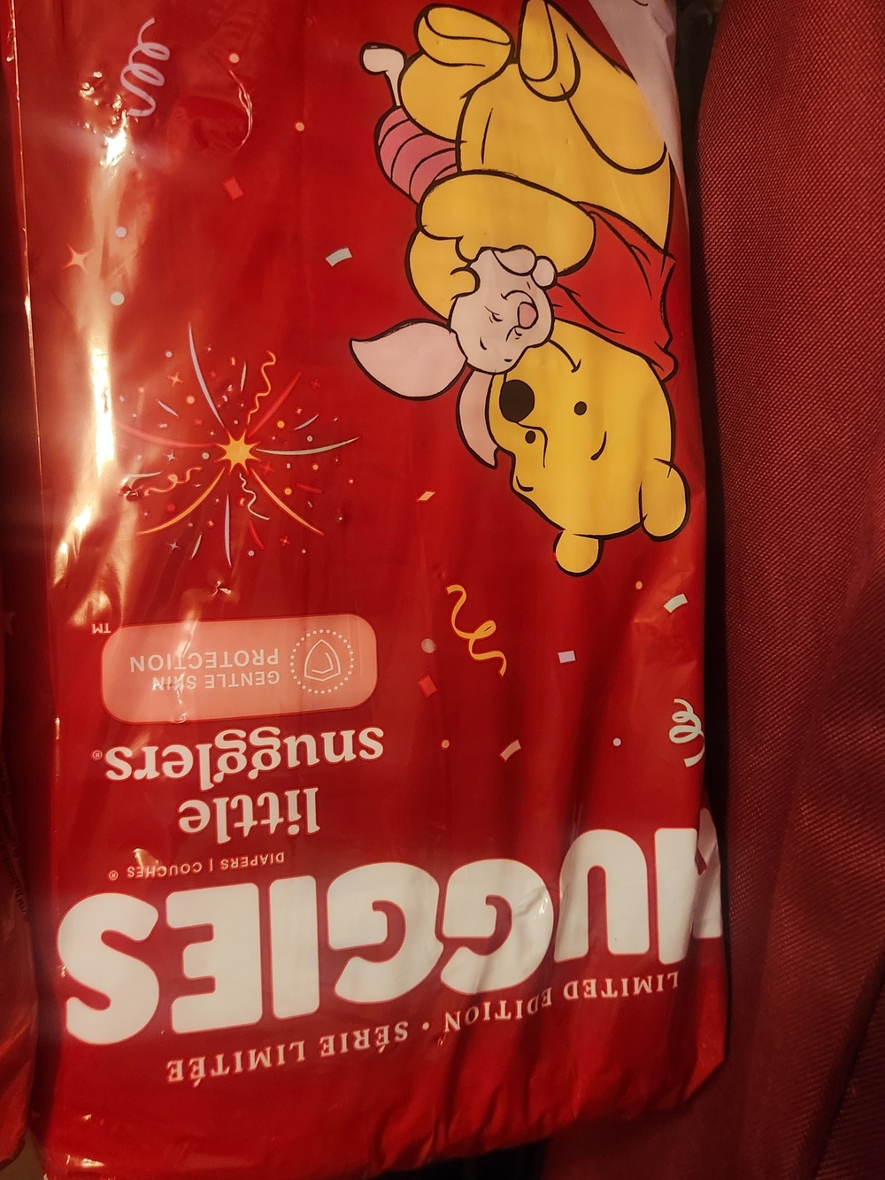 Little Snugglers Winnie the Pooh Red Party Diaper Pack